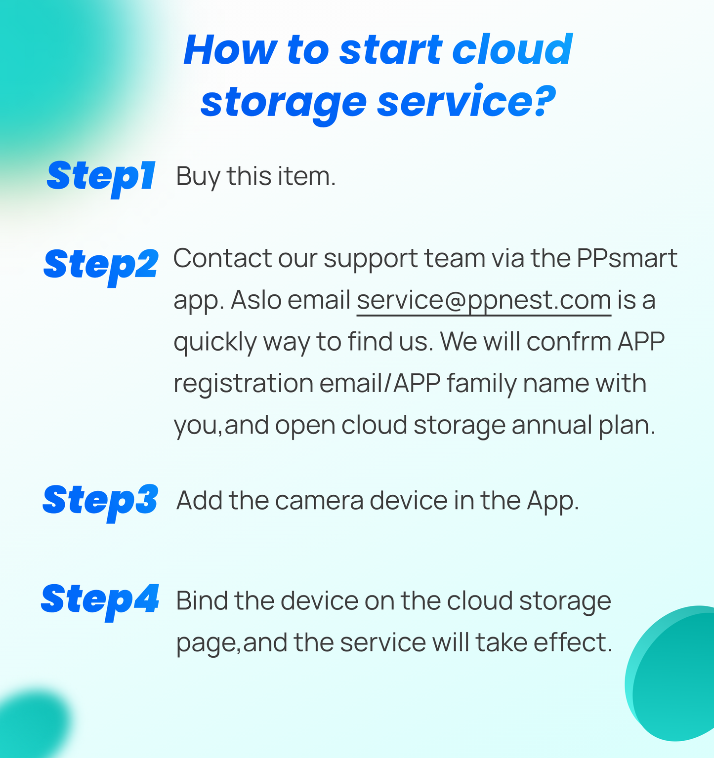 PPnest Video Cloud Storage Service